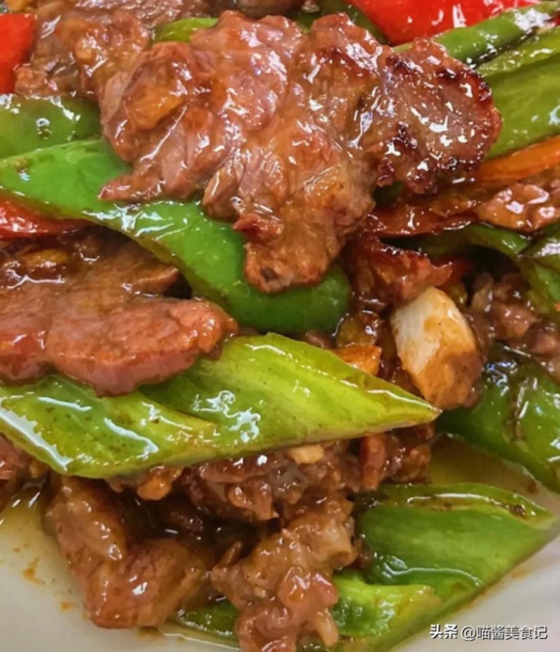 青椒炒牛肉的做法及腌制牛肉的详细步骤，口感鲜美营养丰富